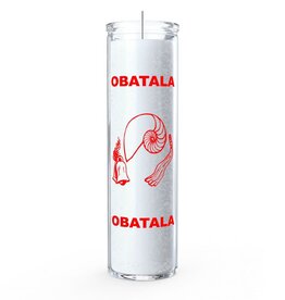 7 Day Candle - Orisha Obatala, White - C8S-OROBAT