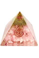 Orgonite Pyramid - Rose Quartz - OR-RQ