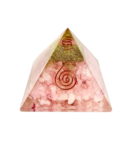 Orgonite Pyramid - Rose Quartz