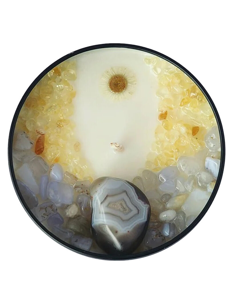 N&S - I Am Air - Botswana Agate, Blue Lace Agate, Citrine - 8 oz