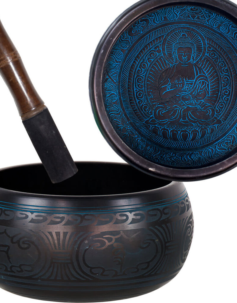 Singing Bowl - Medicine Buddha - Blue 7 inch - 31233
