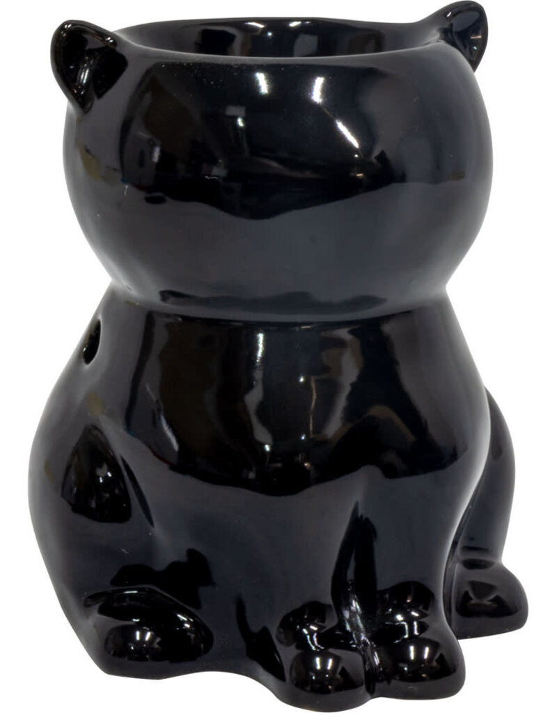 Ceramic Black Cat - Small Oil Burner - 08127