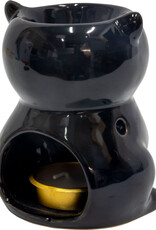 Ceramic Black Cat - Small Oil Burner - 08127