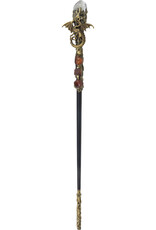 Clear Quartz with Gold Dragon Wand