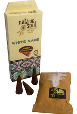 Incense- White Sage Backflow Cones- 73107