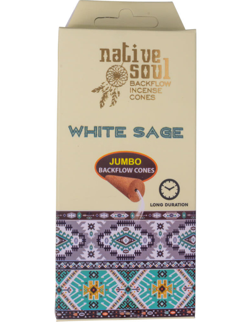 Incense- White Sage Backflow Cones- 73107