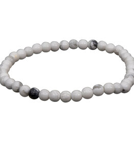 Bracelet - Howlite 4mm