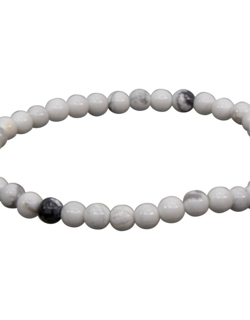 Bracelet - Howlite 4mm