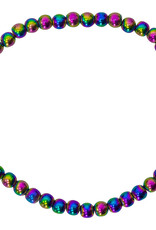 Bracelet - Rainbow Hematite 4mm- 98780