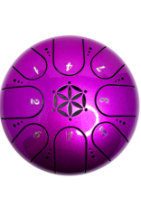 Tongue Drum- 12cm- Fuchsia