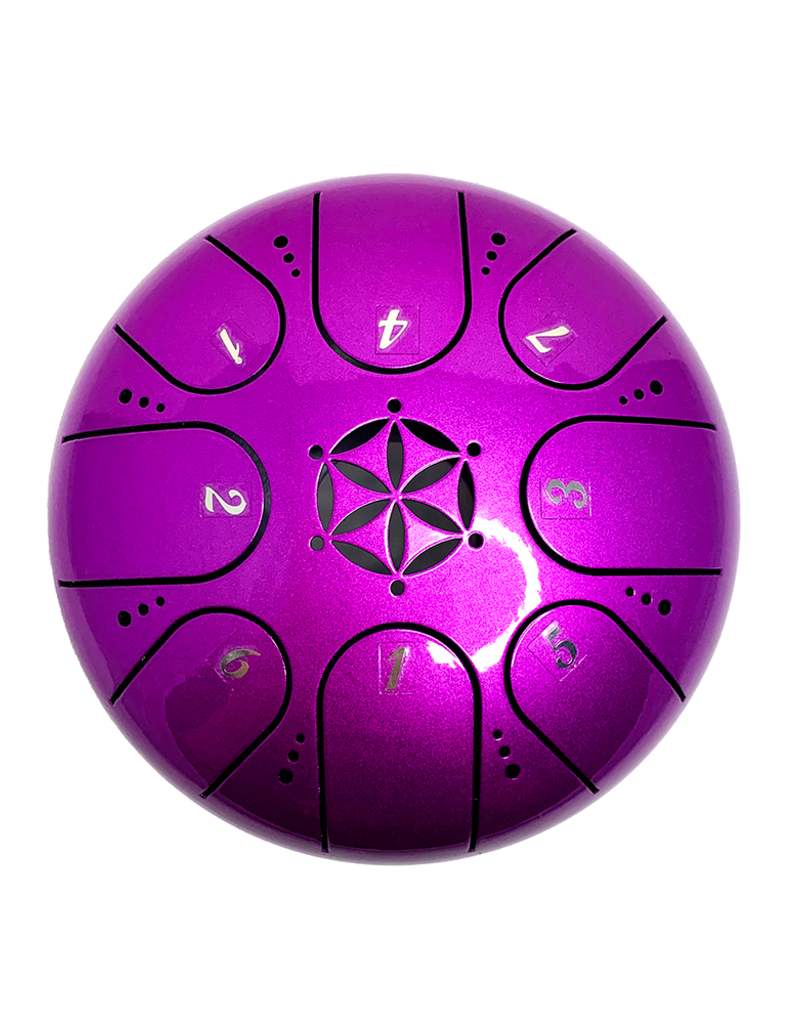 Tongue Drum- 12cm- Fuchsia