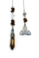 Pendulum- Tiger Eye Triquetra- I4