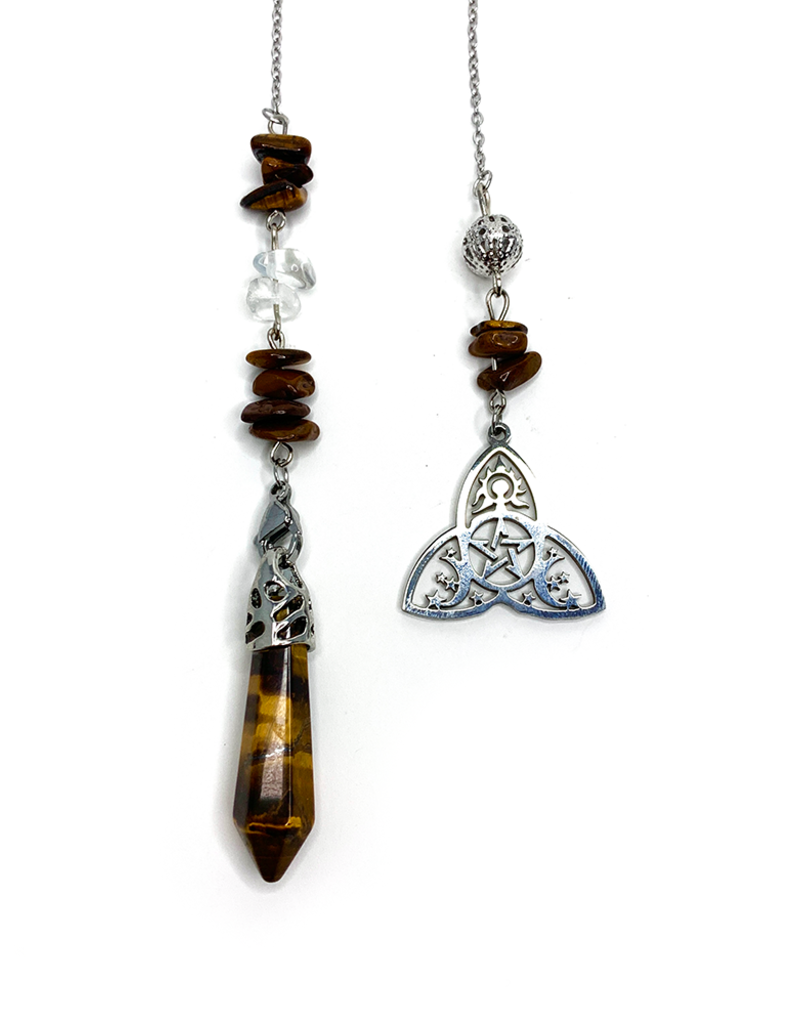 Pendulum- Tiger Eye Triquetra- I4