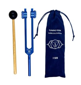 Weighted Tuning Fork– Third Eye Chakra with Bag