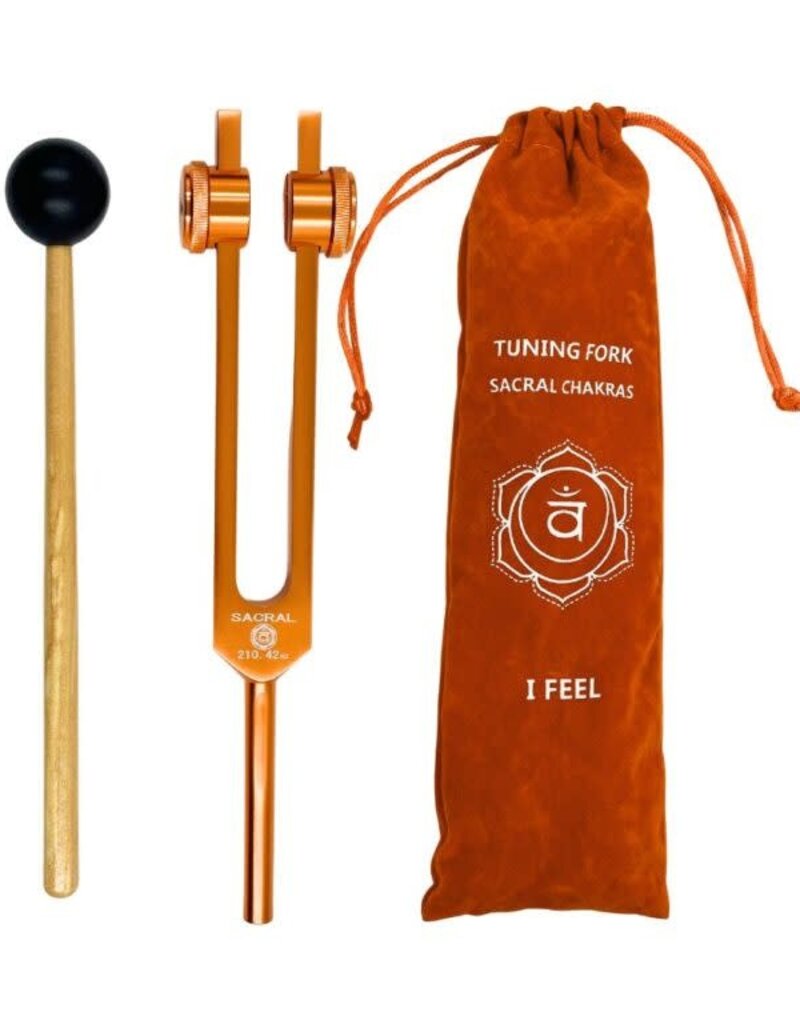 Weighted Tuning Fork – Sacral Chakra with Bag
