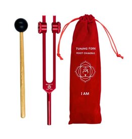 Weighted Tuning Fork– Root Chakra with Bag - R- TF