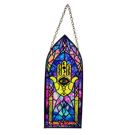 Fatima Hand Glass Suncatcher Cathedral- 8 inch