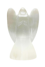 Selenite Angel Lamp