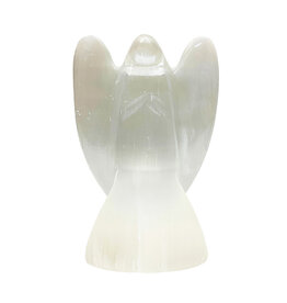 Selenite Angel Lamp