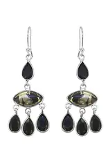 Golden Apache Earrings- Sterling Silver- IE24485