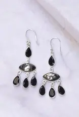 Golden Apache Earrings- Sterling Silver- IE24485