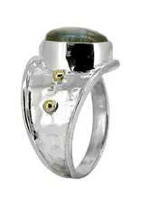 Labradorite Artisan Ring- Sterling Silver