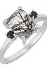 Rutile Quartz Bohemian Ring