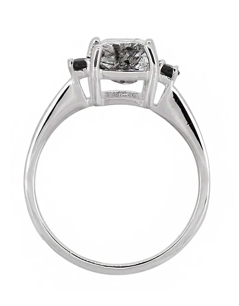 Rutile Quartz Bohemian Ring