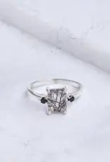 Rutile Quartz Bohemian Ring