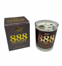 Angel Number Candle Abundance 888, Tiger Eye