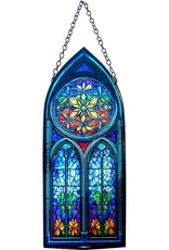 Flower of Life Glass Suncatcher Cathedral- 8 inch