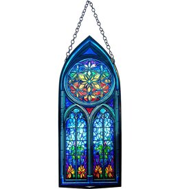Flower of Life Glass Suncatcher Cathedral- 8 inch