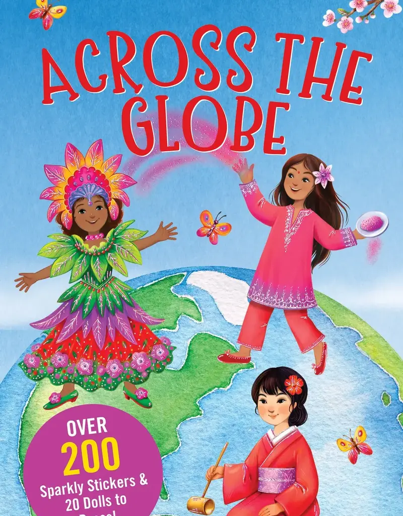 Sticker Doll Dressup Book- Aross the Globe