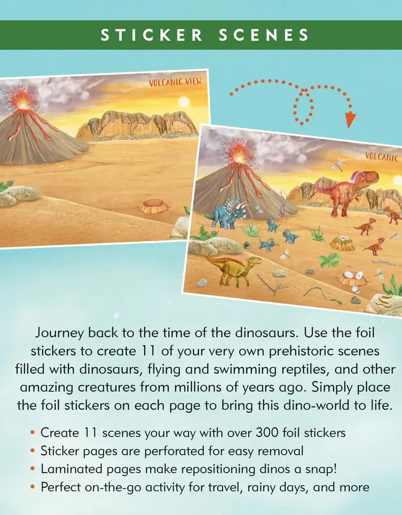 Sticker Scenes- Dinosaurs