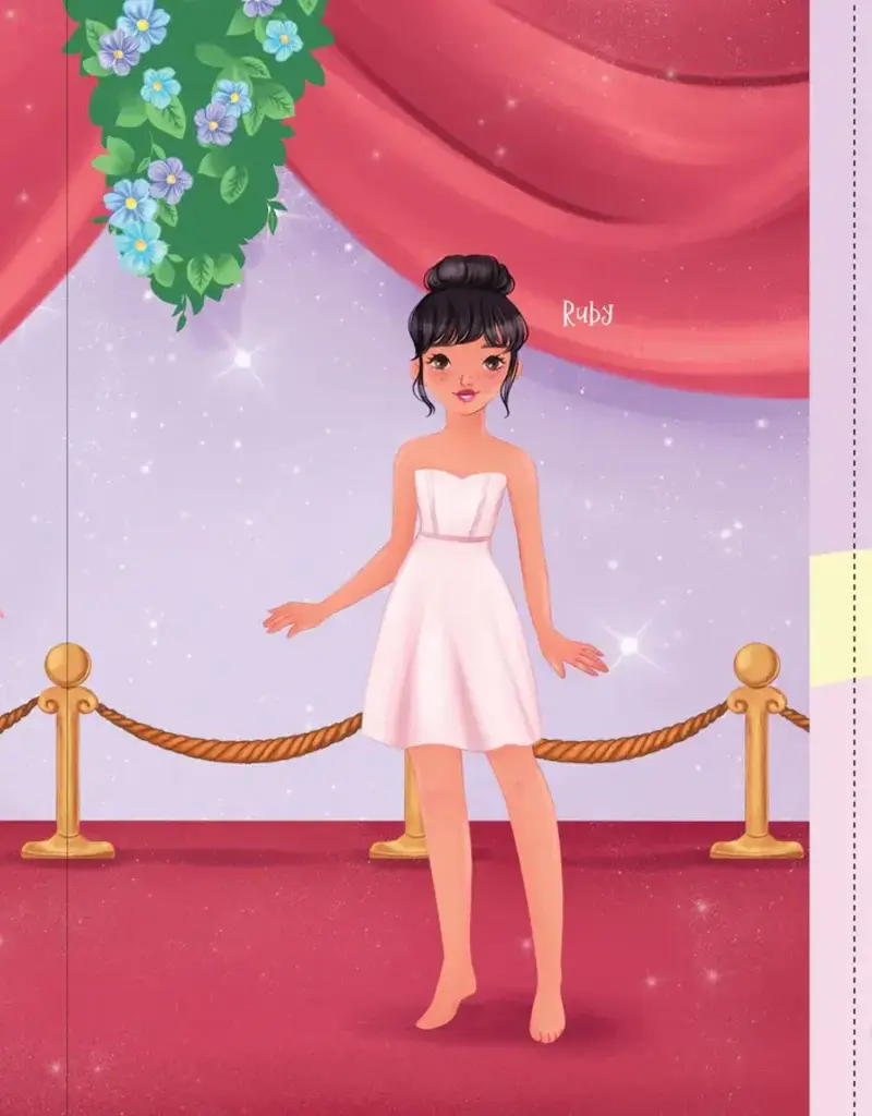 Sticker Doll Dressup Book- Fashion