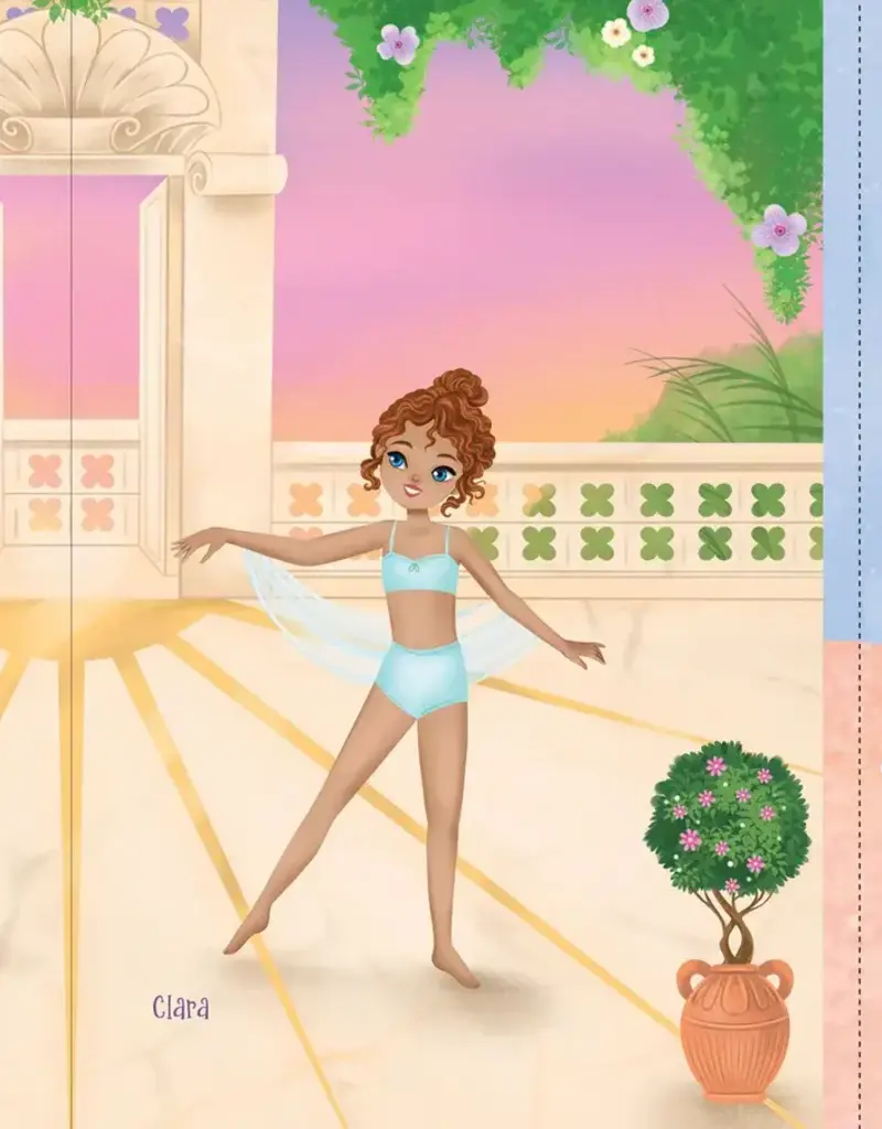 Sticker Doll Dressup Book- Dancers