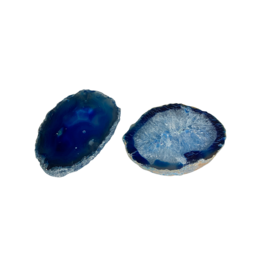 Agate Incense Holder- Blue