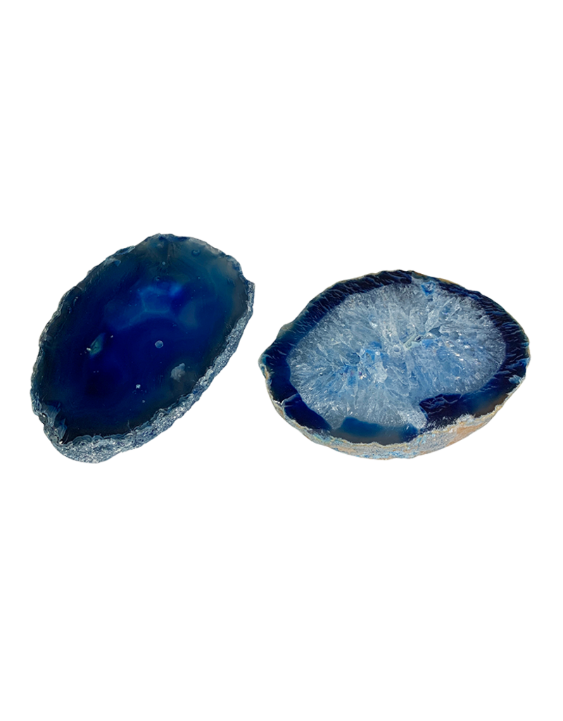 Agate Incense Holder- Blue