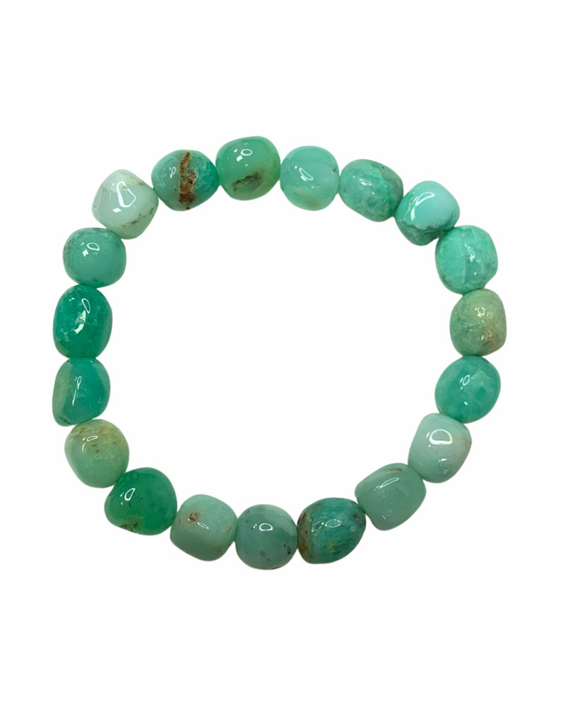 Bracelet- Chrysophrase Free Form- B35CHP