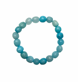 Bracelet- Blue Aragonite Free Form - B35BARA