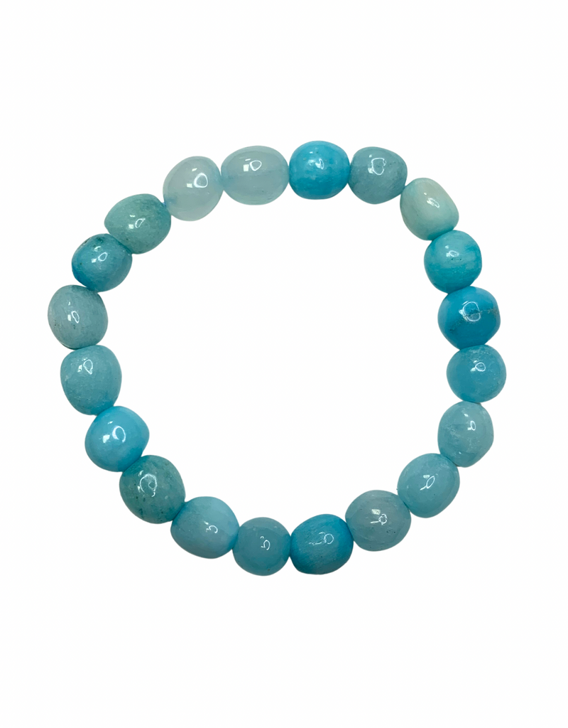 Bracelet- Blue Aragonite Free Form - B35BARA