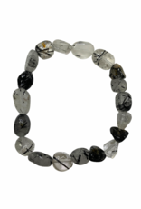 Bracelet- Tourmalated Quartz Free Form- B35TQZ