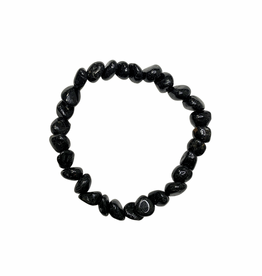Black Tourmaline - Free-Form Bracelet (SM)