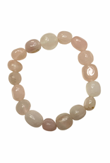 Rose Quartz Tumbled Stone Bracelet