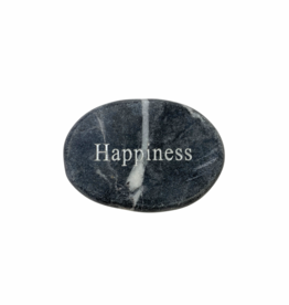 Happiness Serenity Word Stone