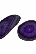 Agate Incense Holder- Purple- 5067PU
