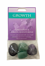 Gemstone Set- Growth- Amethyst,  Green Aventurine