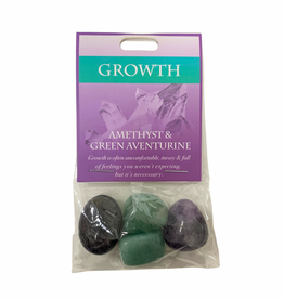 Gemstone Set- Growth- Amethyst,  Green Aventurine