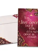 Birthday Card - You Only Live Once - 14168