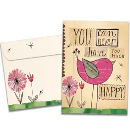 Birthday Card - Never too Happy - 17448